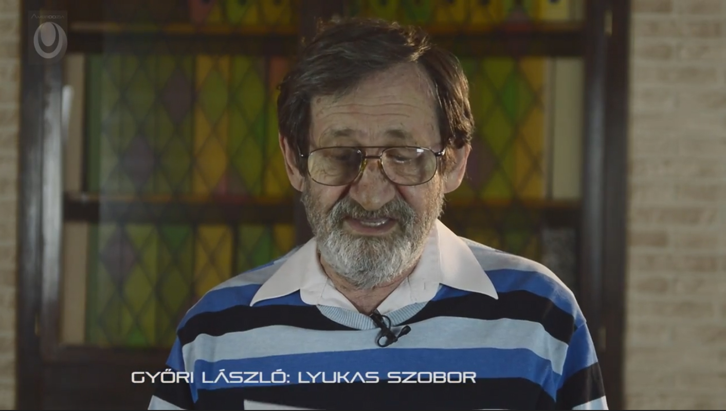 gyori laszlo lyukas szobor